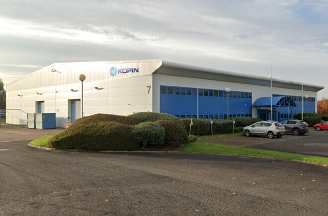 Image of the Kopin facility at Daigety Bay, Scotland